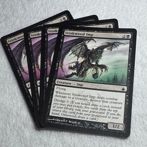MTG Magic the Gathering Stinkweed Imp x4
